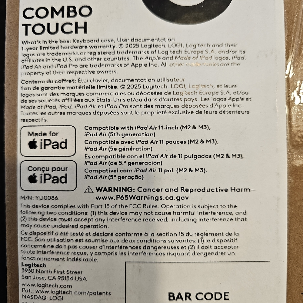 Logitech Combo Touch For IPAD AIR - Picture 2 of 3